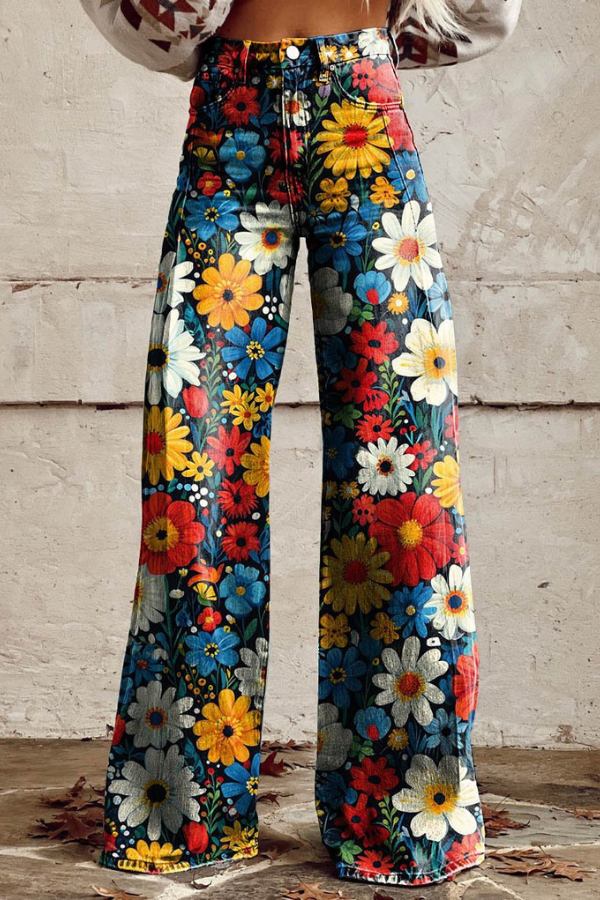 Helena | Vintage Boho Kalhoty