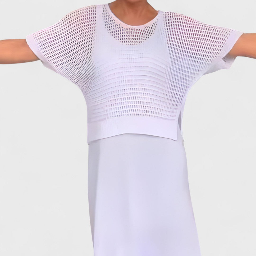 Claudia - Letní Šaty s Pleteným Topem